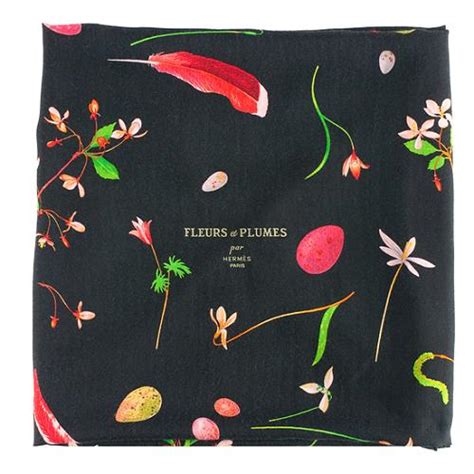 fleurs et plumes hermes|Hermès Fleurs et Plumes Silk Scarf .